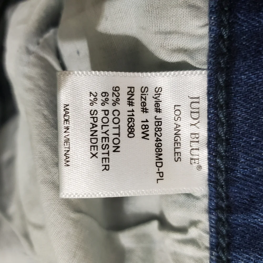 JUDY BLUE Woman's Jeans Size 18W - Picture 9 of 9